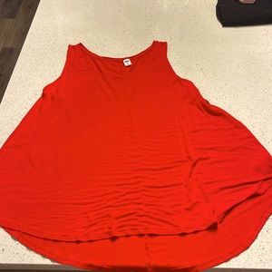 Red Tunic tank top size XL/Old Navy